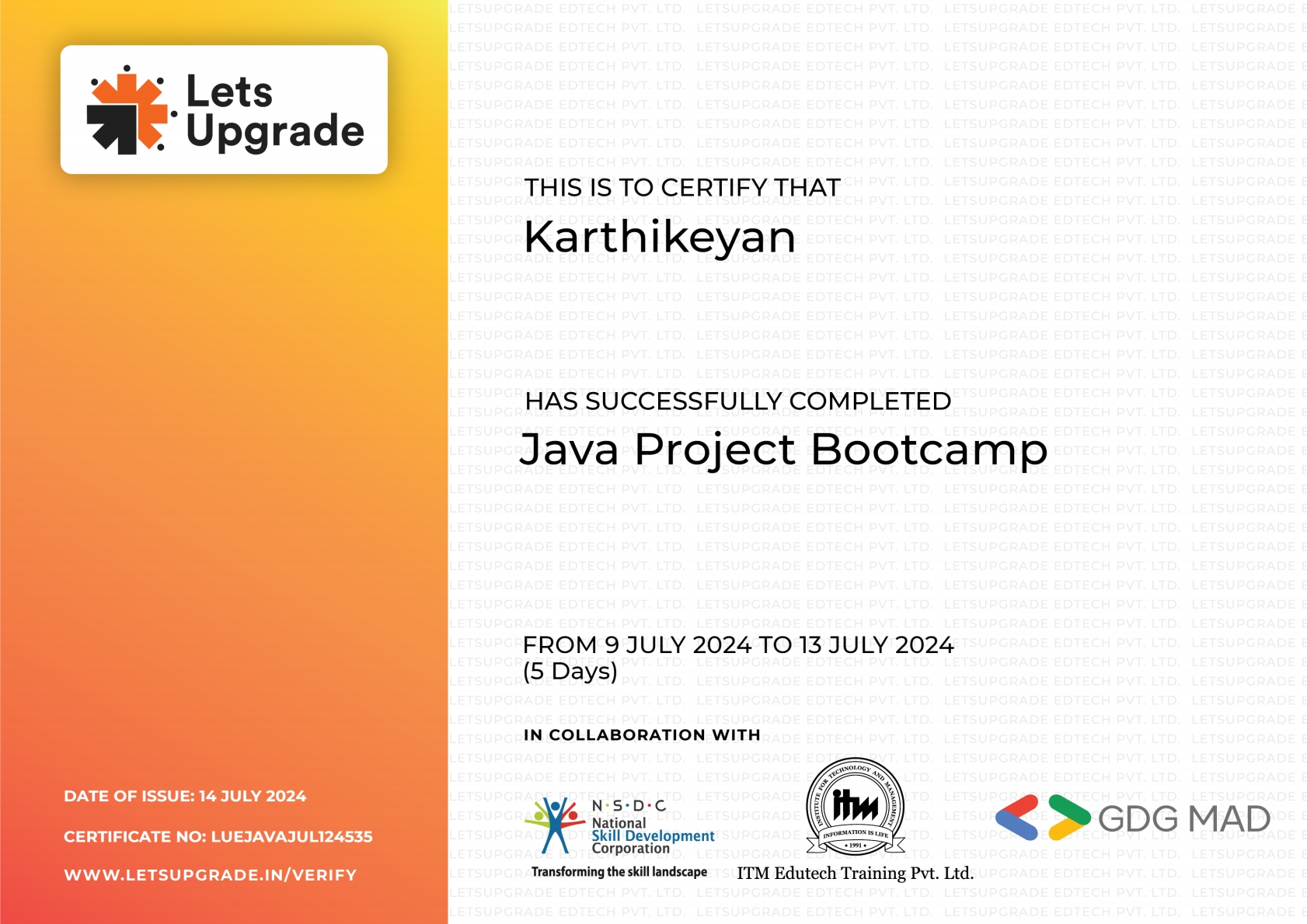 Karthikeyan | Portfolio